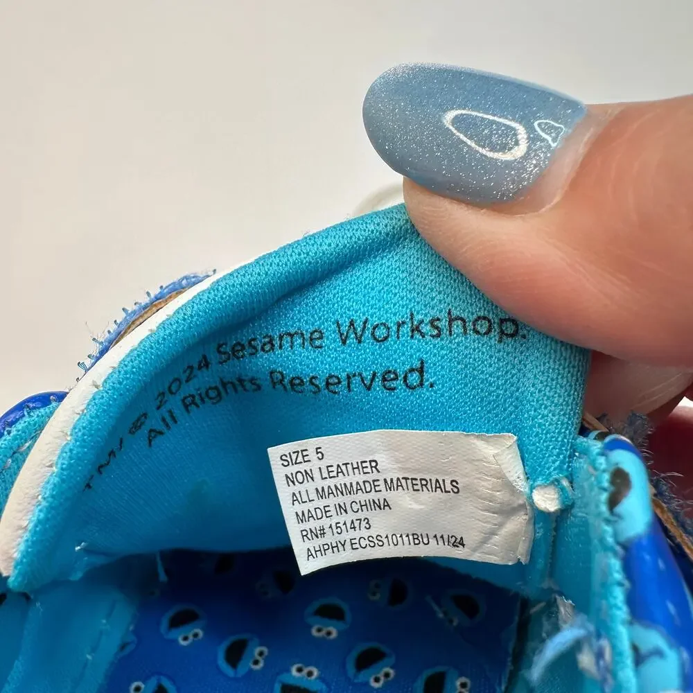 Sesame Street Cookie Monster Tennis Shoes